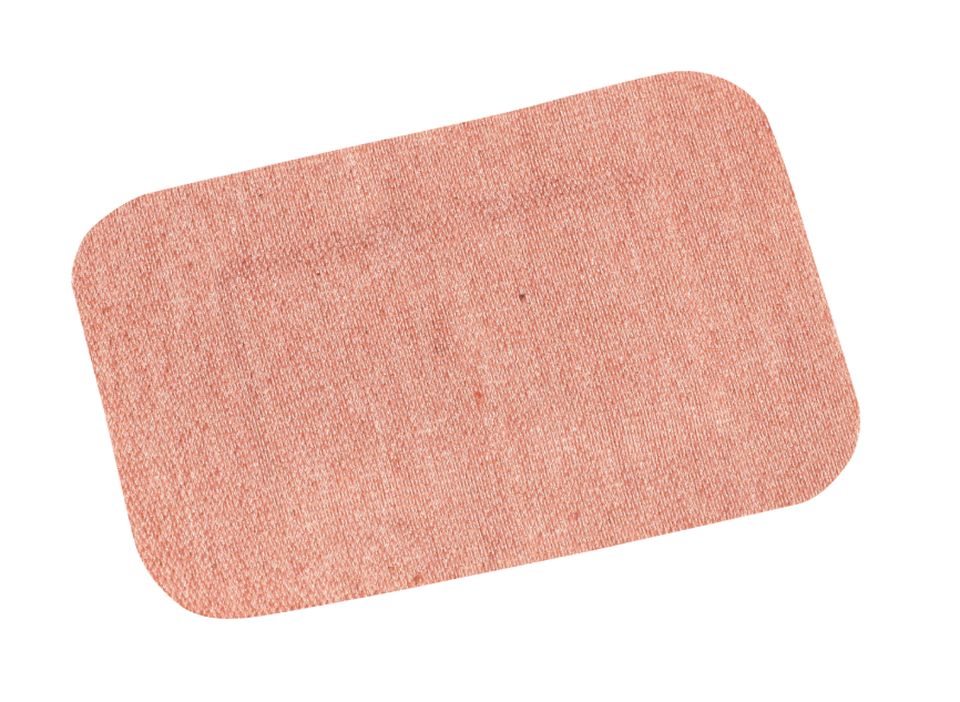 Boite de 50 bandages adhésifs , rectangulaire/carrée, 2", tissu, stérile