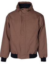 Blouson en canevas, Brun