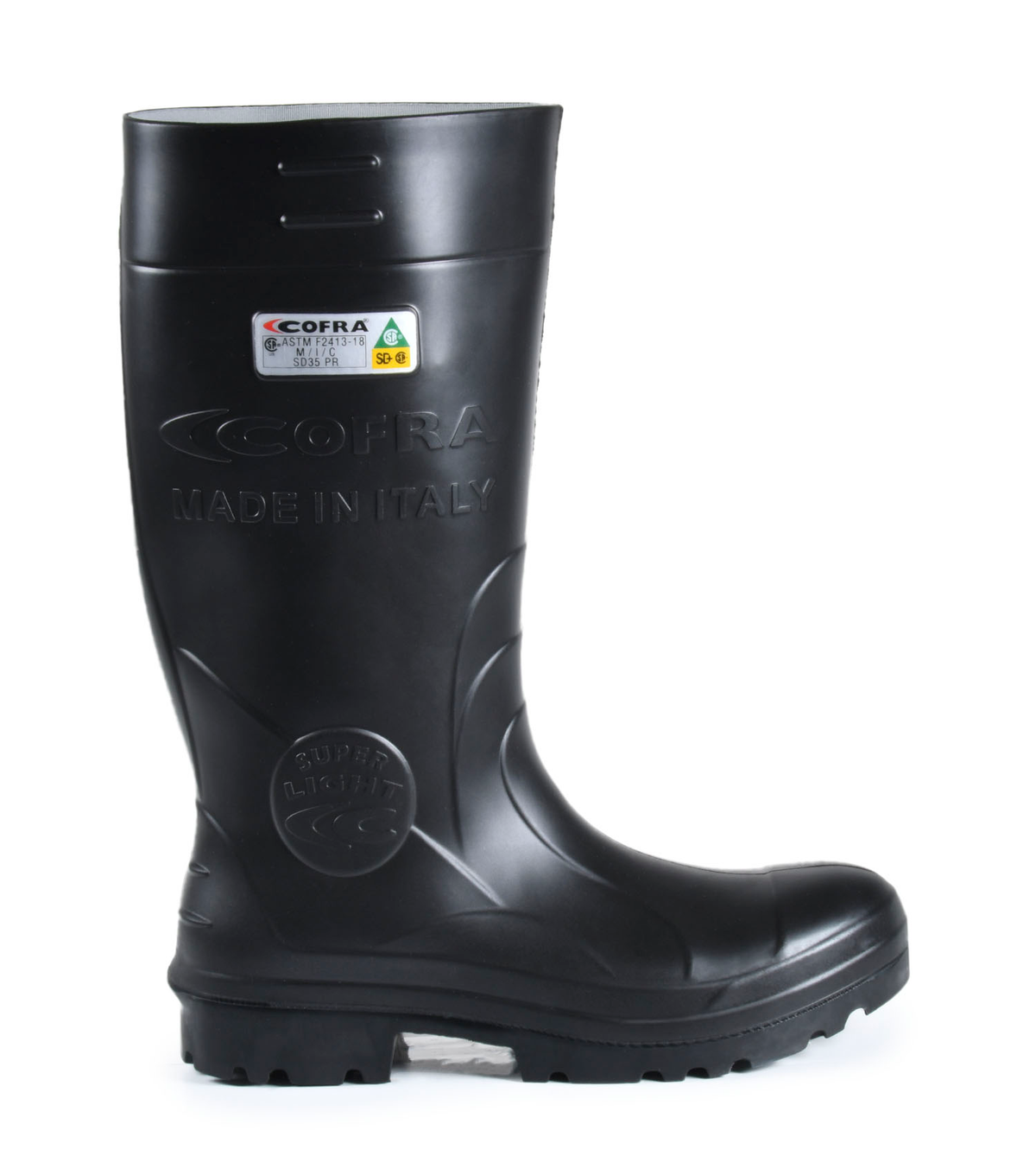 New Tanker SD+, noir, bottes  imperméables de travail 16" en PU, SD+