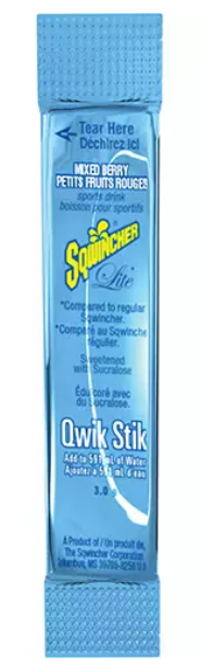 Sqwincher® Boisson de réhydratation ZERO Qwik Stik, Poudre