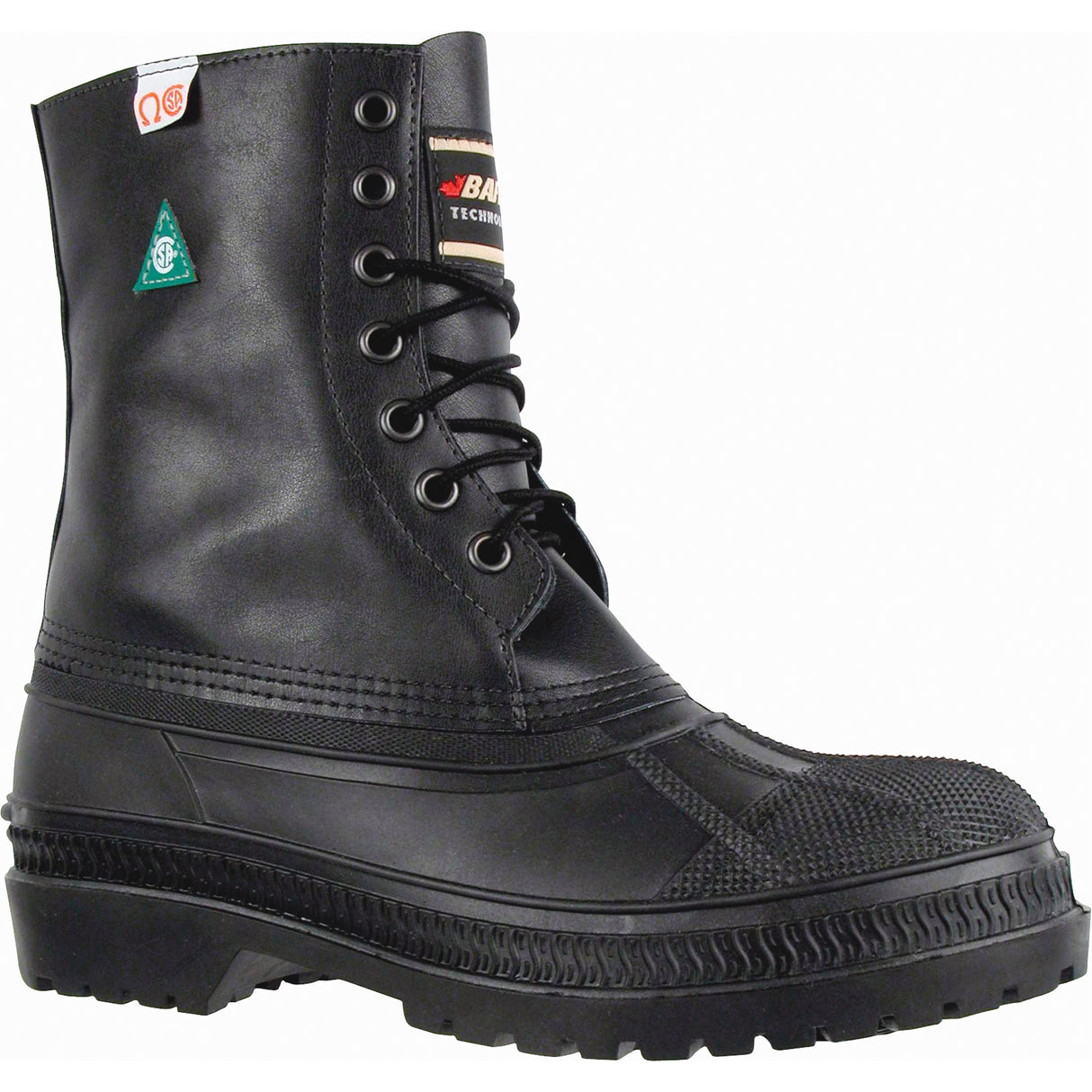 Bottes Whitehorse, cuir, embout acier, semelle résistant aux perforations, pointure 8
