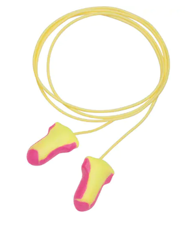 Boite de 100 paires Bouchons oreille jetables avec cordon Laser Lite