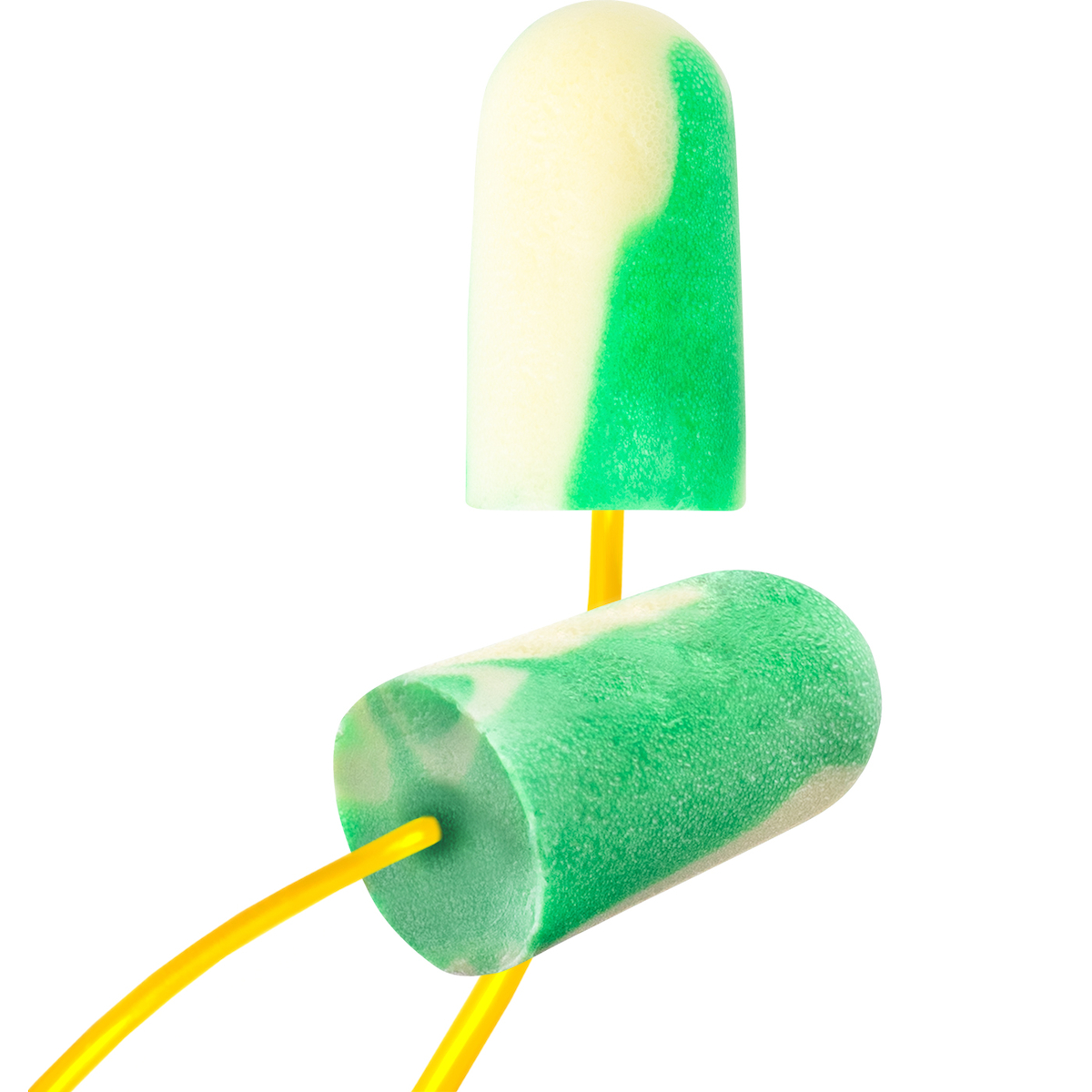 Bouchon d'oreille en mousse d'origine biologique jetable avec la technologie BioSoft, avec corde - NRR 32