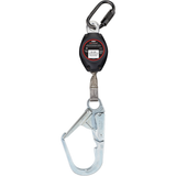 Cordage de sécurité autorétractable avec mousqueton moyen Dynamic, Polyester, Pivotant