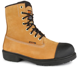 Hardcore, tan, bottes de travail 8'' cuir hydrofuge, isolation 200 g