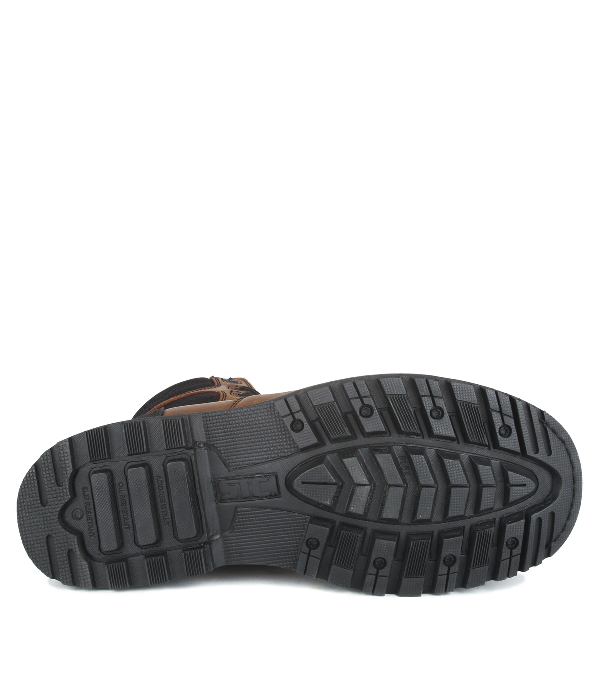 Whiskey Jack, brun, bottes  de travail 8'' imperméables cuir et nylon