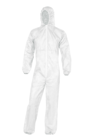 P0106, Combinaison à usage court élastiquée aux extrémités, idéale dans l'industrie agroalimentaire