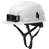 Casque de sécurité à bordure avant BOLT, Répond aux normes CSA type 2, Suspension Rochet, Non ventilé
