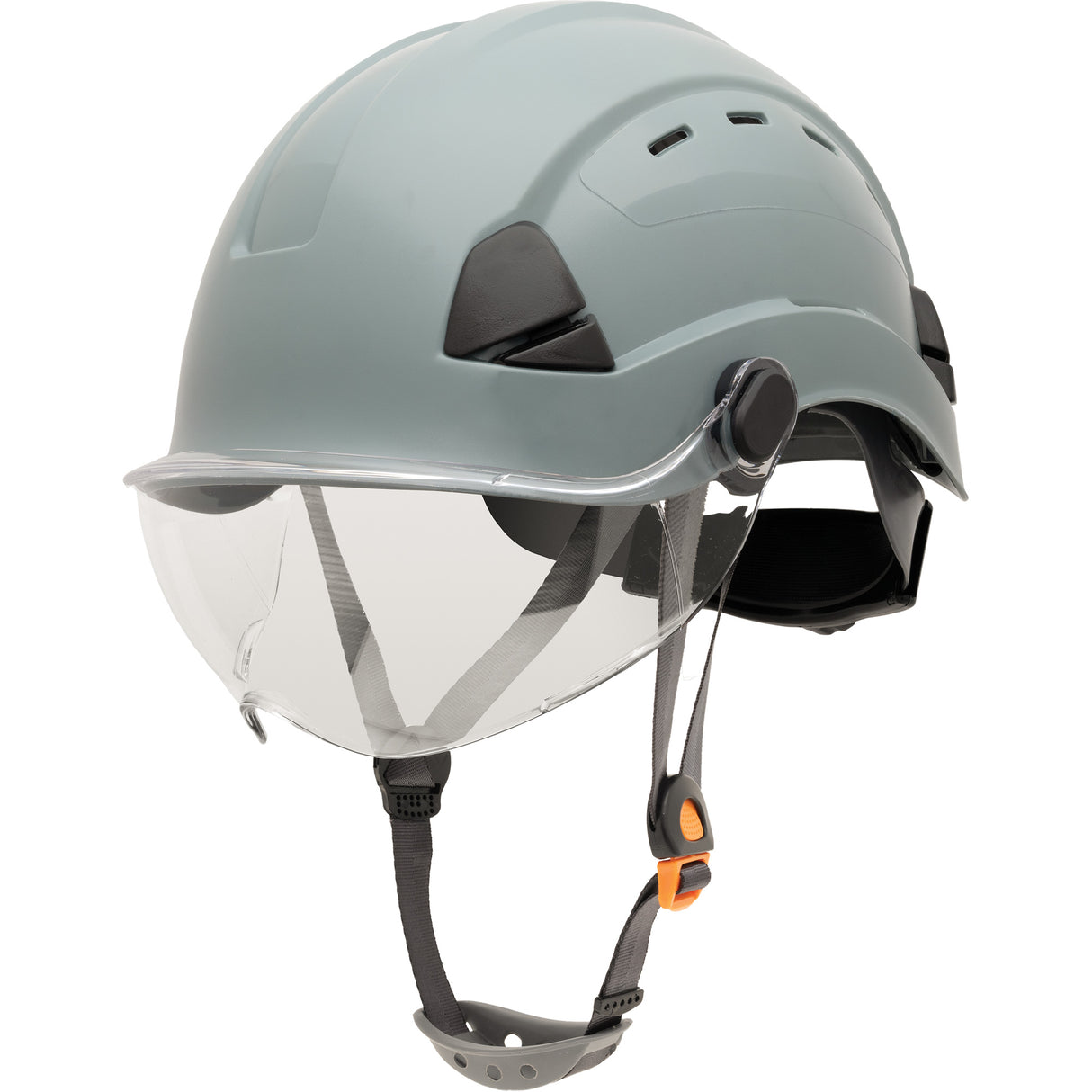 Casque de sécurité Fibre Metal, répond aux normes CSA type 2, suspension rochet, non ventilé, gris