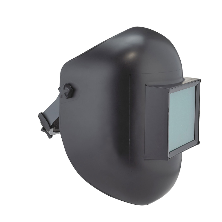 Casque de soudage thermoplastique avec front fixe, supsension à cliquet à verrouillage sûr et filtre 10 en polycarbonate Shade 10
