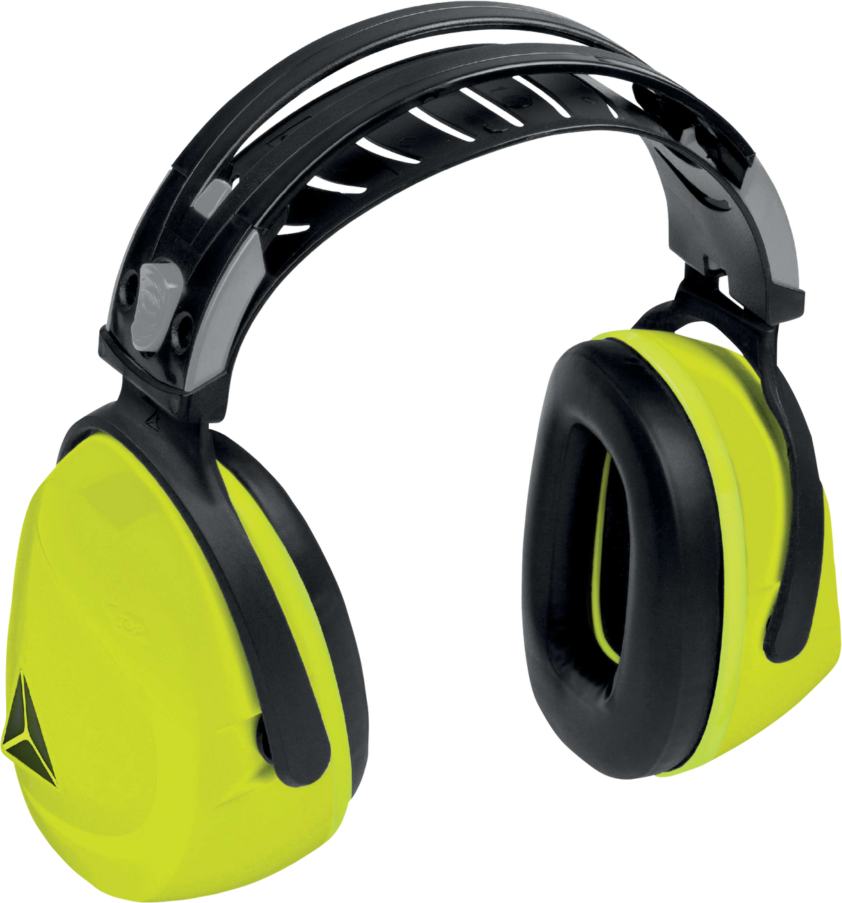 Casque antibruit avec double arceau plastique pour allier confort et ajustabilité