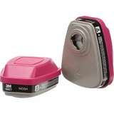 Paquet de 2 cartouches pour respirateur série 6000, cartouche gaz/vapeur, vapeurs organiques/P100