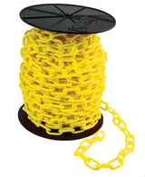 Chaînes en plastique, Jaune, 200'