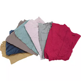 Chiffons fabriqués à partir de matériaux recyclés, molleton, mélange de couleurs, 10 lb