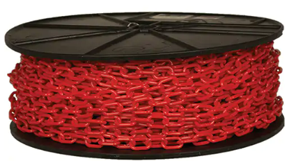 Chaîne en plastique, Rouge