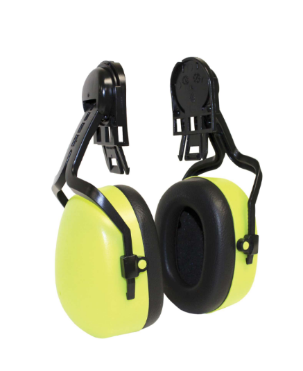 Coquilles antibruit diélectrique pour casque de chantier réglables en hauteur