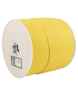 Corde en polypropylène retordue, 3/16, 2125pi, jaune
