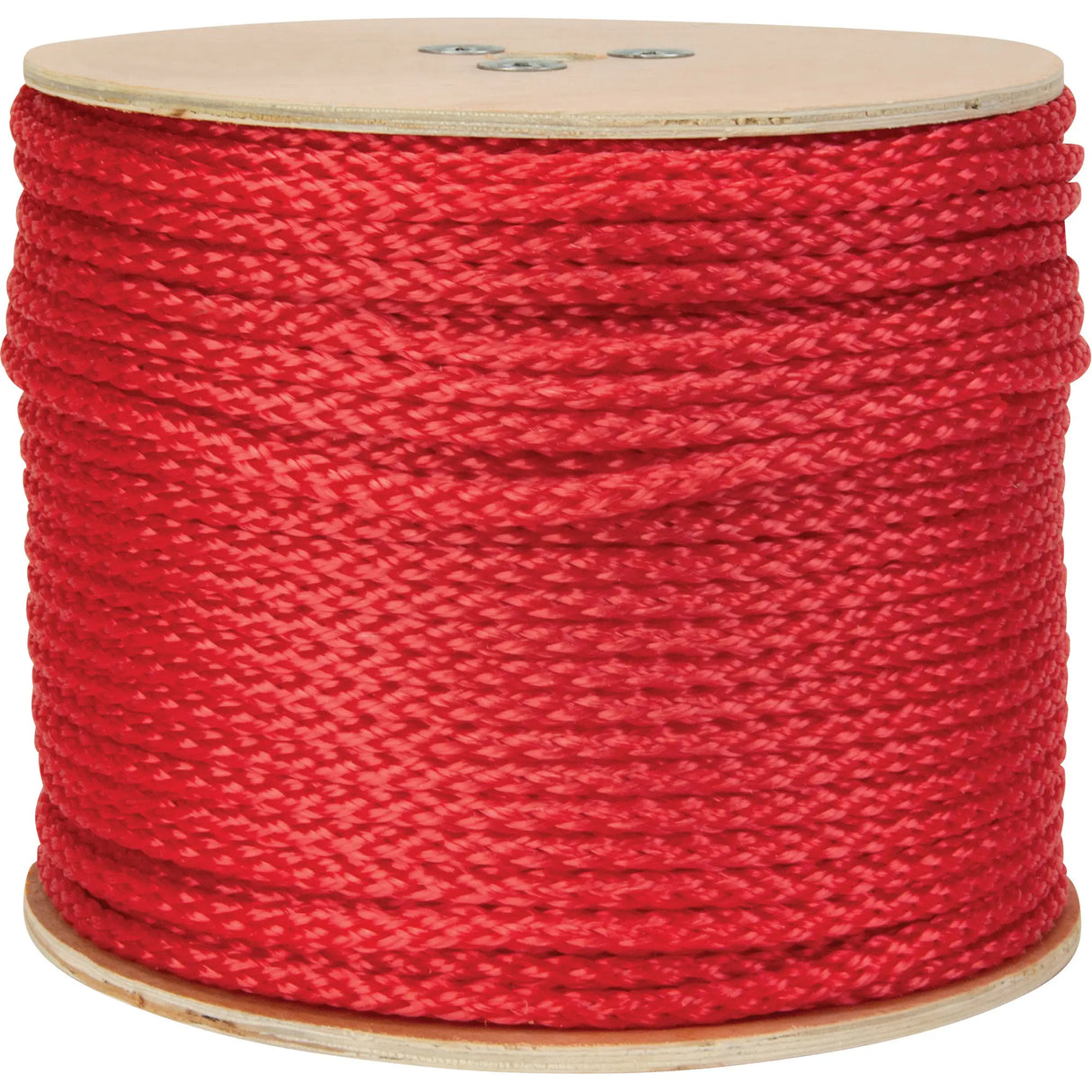 Corde rouge tressée, Polypropylène, 500'