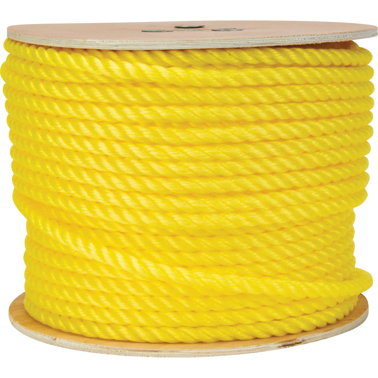 Corde jaune tressée 1/2", Polypropylène, 335'