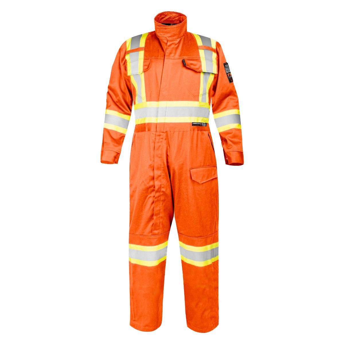 Couvre-tout ignifuge haute visibilité pour soudeur, Orange