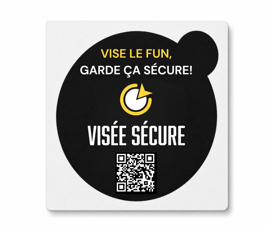 Couvre-verre Anti-drogues, jetable logo Visée Sécure