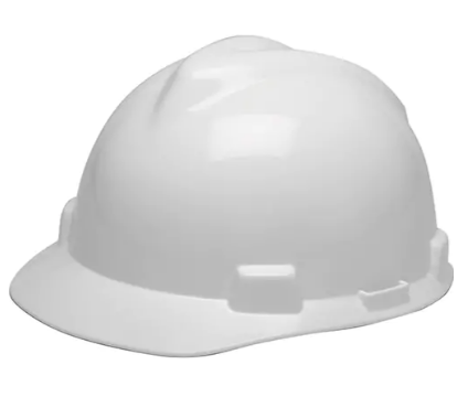 Casque de sécurité avec rainures GREEN V-Gard, Suspension Rochet