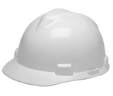 Casque de sécurité avec rainures GREEN V-Gard, Suspension Rochet