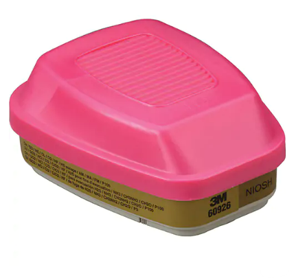 Cartouches pour respirateur série 6000, Cartouche gaz/vapeur, Gaz multiples/Vapeurs/P100