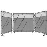 Écran et cadre pour soudage, Jaune, 5' x 5'