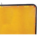 Écran et cadre pour soudage, jaune, 8' x 6'