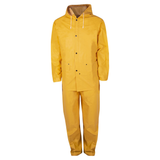 Ensemble de pluie en PVC, jaune