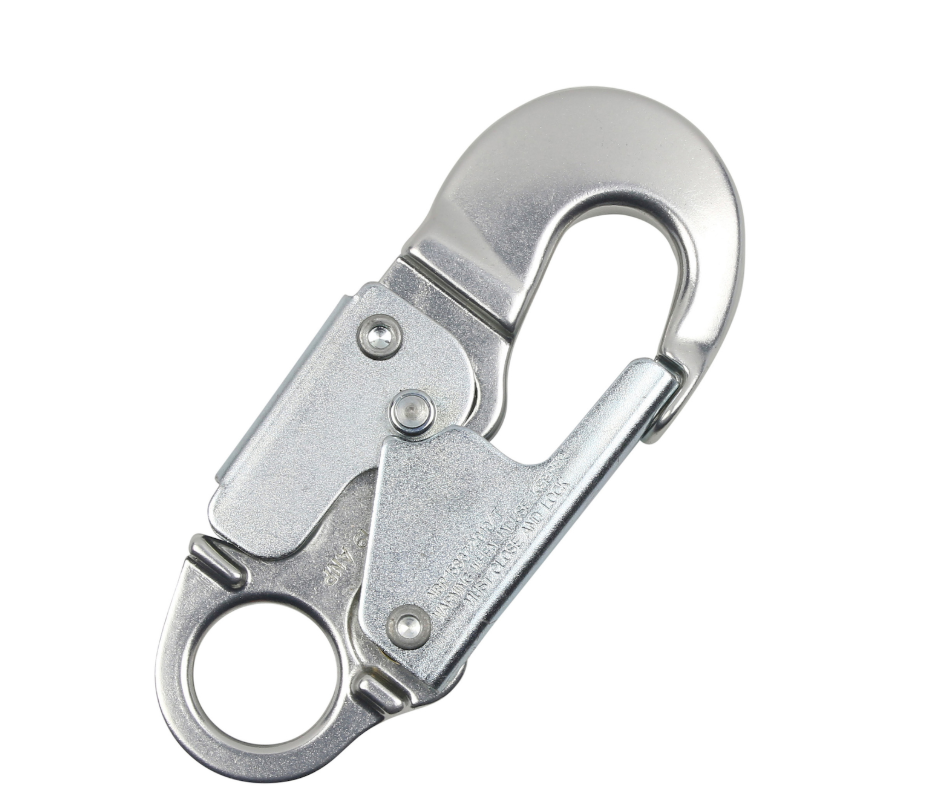 Crochet d'accrochage à double verrouillage en aluminium - ouverture de 3/4"