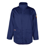 Veste longue de soudeur ignifuge marine