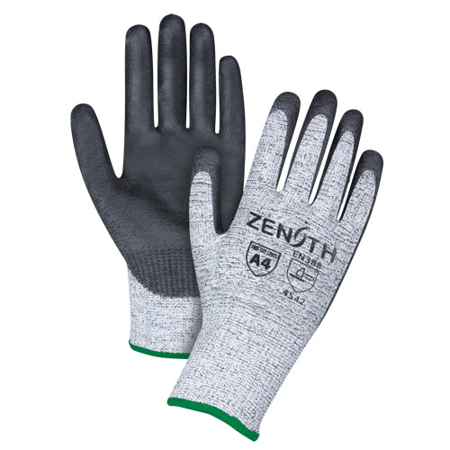 Gants élastiques sans coutures résistants à la coupe,Calibre 13, Revêtement Polyuréthane, Enveloppe en PEHP, ANSI/ISEA 105 niveau 4/EN 388 niveau 5