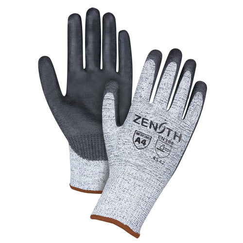 Gants élastiques sans coutures résistants à la coupe,Calibre 13, Revêtement Polyuréthane, Enveloppe en PEHP, ANSI/ISEA 105 niveau 4/EN 388 niveau 5