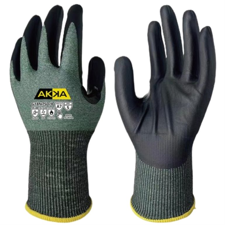 ANSI A7 coupure - tricot thermal 18 gages, Abrasion ANSI 5, ESD, tactile, renfort