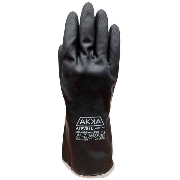 Néoprène, doublé, résistance chimique, arc électrique 8 cal/cm2, ANSI A6 coupure