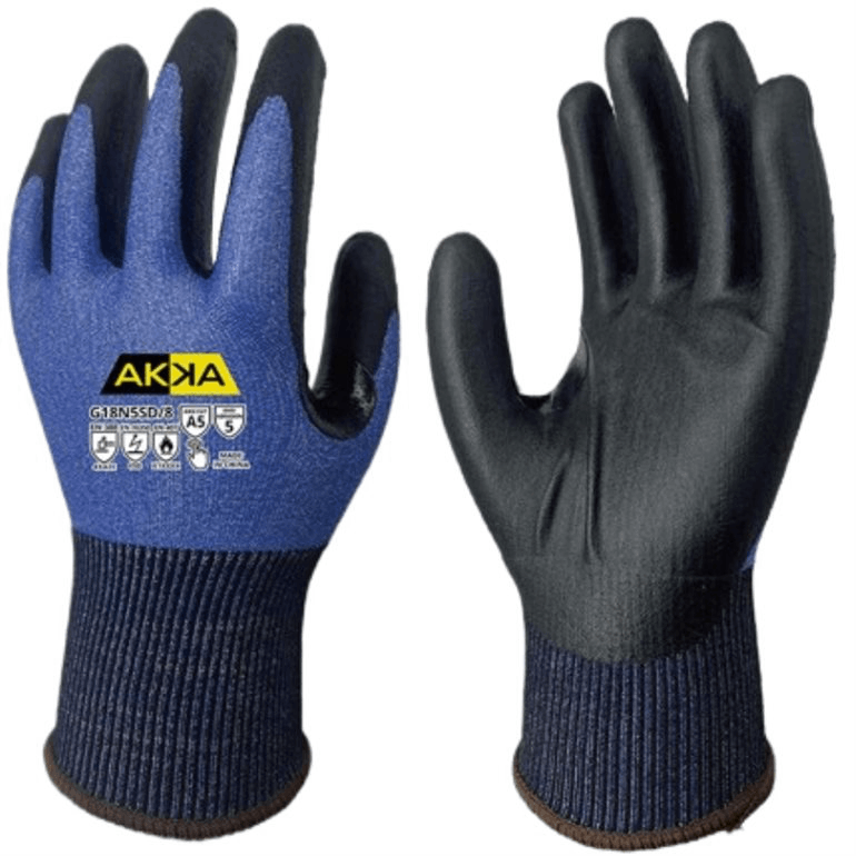 ANSI A5 coupure - tricot thermal 18 jauge, abrasion ANSI 5, ESD, tactile, renfort