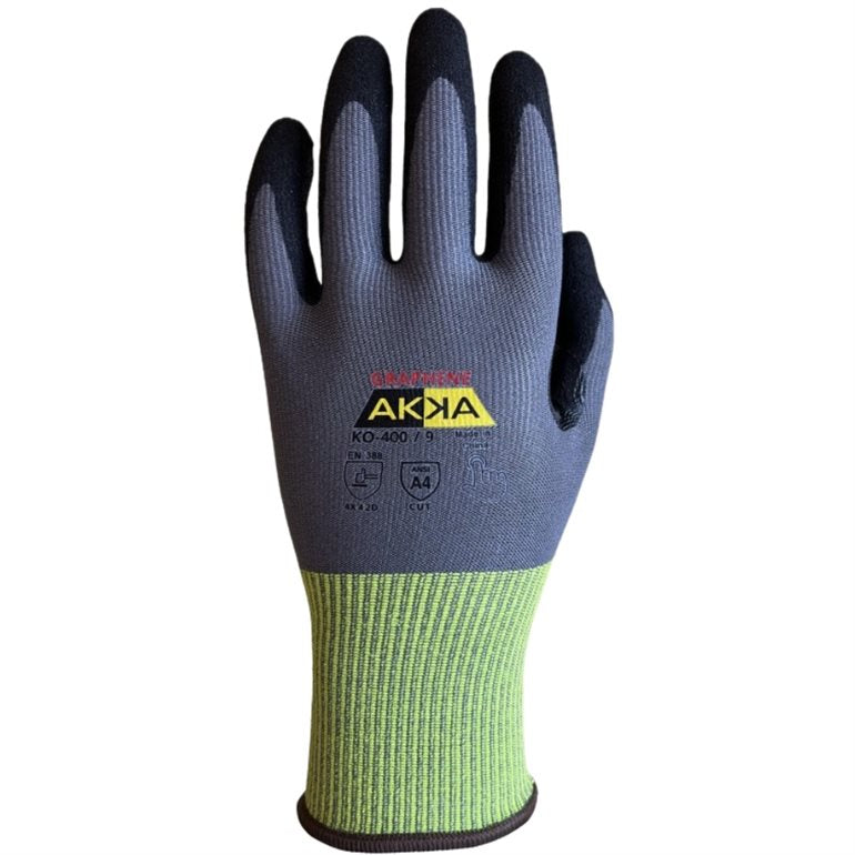 ANSI A4 coupure - Tricot GRAPHENE, enduit nitrile sableux, Tactile, Renfort