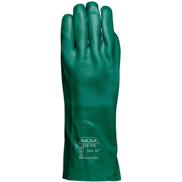 Gant PVC. Double épaisseur. Doublure Jersey coton. 35 cm