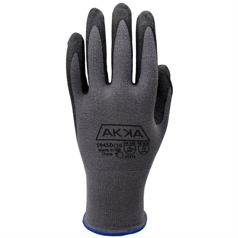 Tricot enduit de nitrile micro-mousse, tactile, ESD, confort +