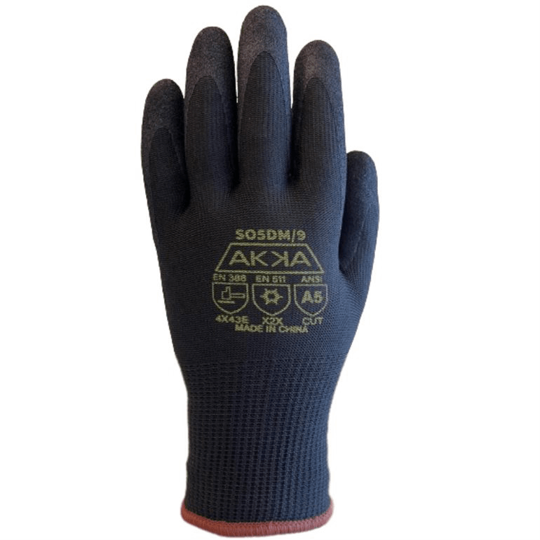 Gant tactile, coupure ANSI A5, enduit nitrile sableux, doublé