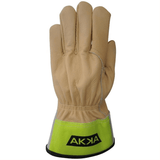 Cuir fleur de vache résistant à l'eau et huiles. Cout. Int. Coffre 3'' Fils Kevlar