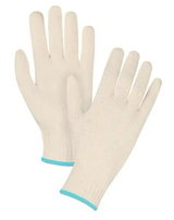 Gants en tricot d'usage standard, Poly/coton, Calibre 7