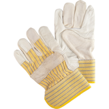 Gants pour ajusteur résistant à l'abrasion, moyen, paume en Cuir fleur de vache