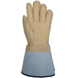 Cuir fleur de vache résistant à l'eau et huiles. DOUBLÉ. Cout. Ext. Coffre 5'' Fils Kevlar