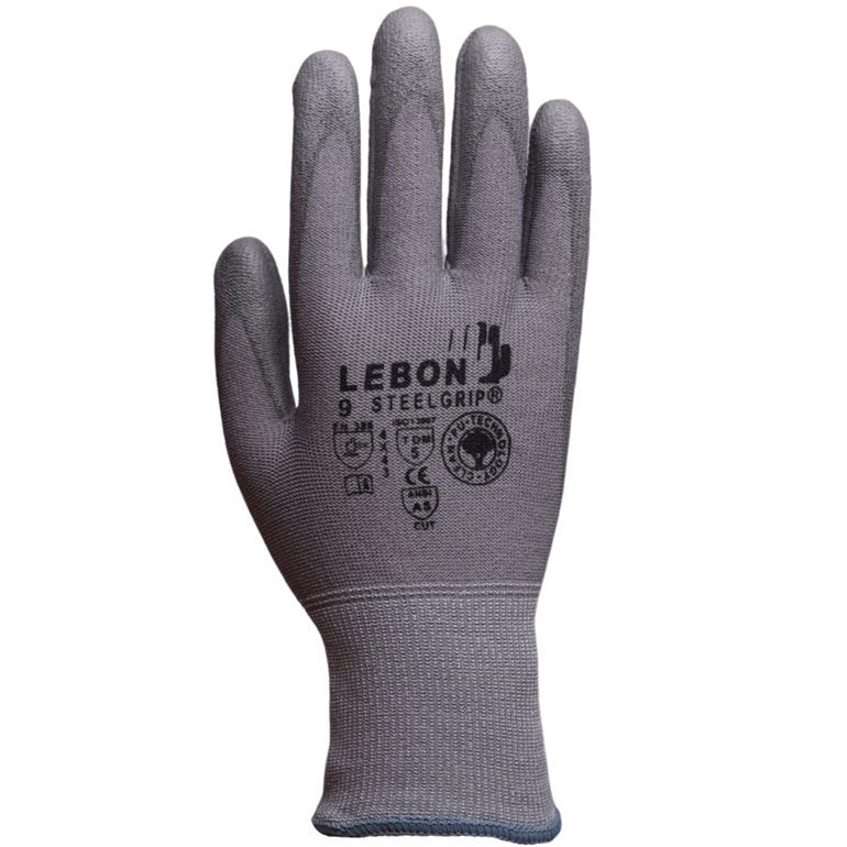 Gants ANSI A5 coupure - tricot filament 100% textra-inox/élasthanne enduit CLEAN PU