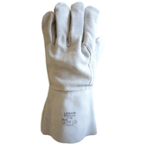 Gant cuir fendu, Doublure anti-coupure. Fils para-aramide