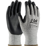 Paquet de 12 gants résistants à la coupe G-Tek , Calibre 13, Revêtement Nitrile, Enveloppe en PolyKor , ASTM ANSI niveau A2/EN 388 niveau 3/EN 388 niveau B