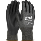Gants résistants aux coupures G-Tek  PolyKor  X7 , Calibre 18, Revêtement Polyuréthane, Enveloppe en Polyéthylène, ASTM ANSI niveau A7/EN 388 niveau F